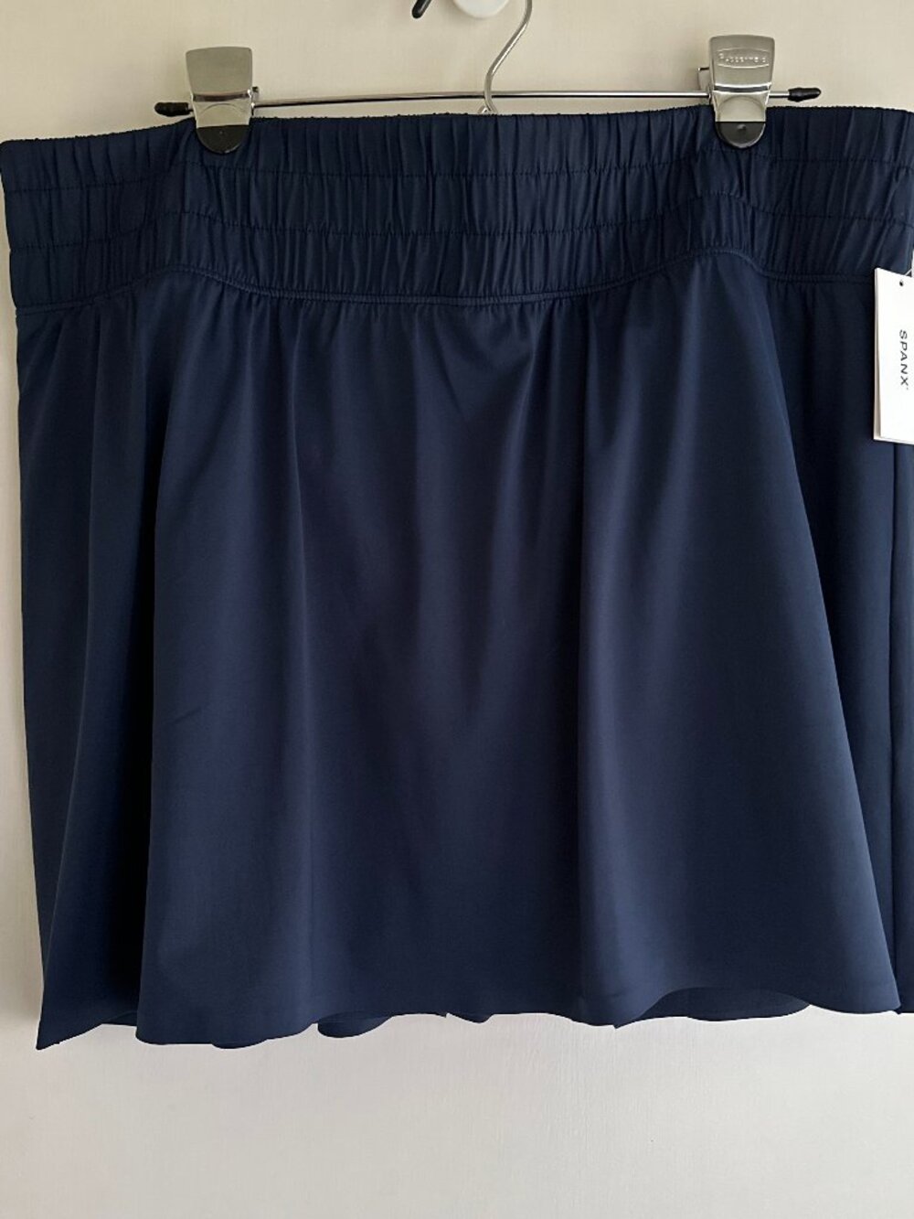 NWT SPANX Plus Active Navy Skort 14' Size 1X